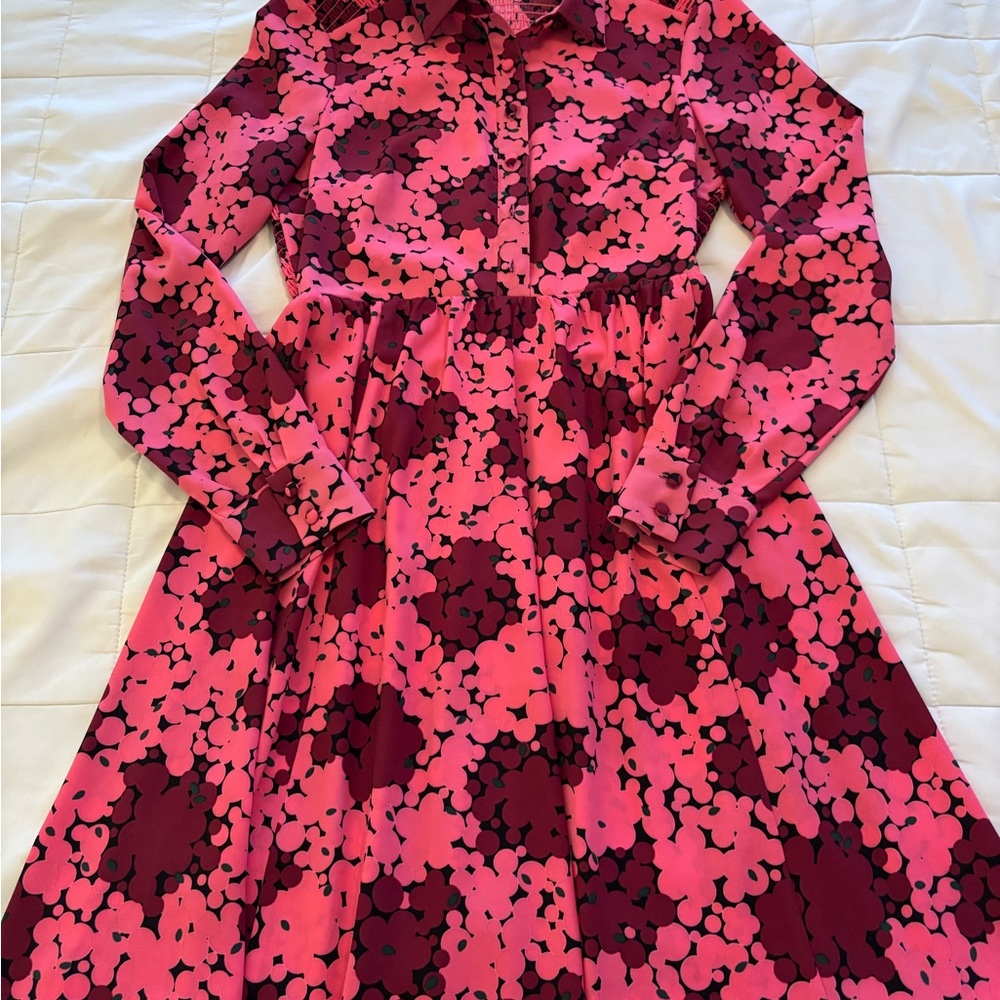 Kate Spade Pink and Red Floral Dress